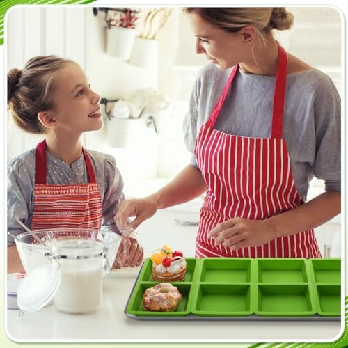 8 Pcs Silicone Tray Dividers Compatible with Harvest Right Freeze Dryer Medium Trays Silicone Food Molds Compatible with Harvest Right Freeze Dryer Accessories Green Food Freezer Tray