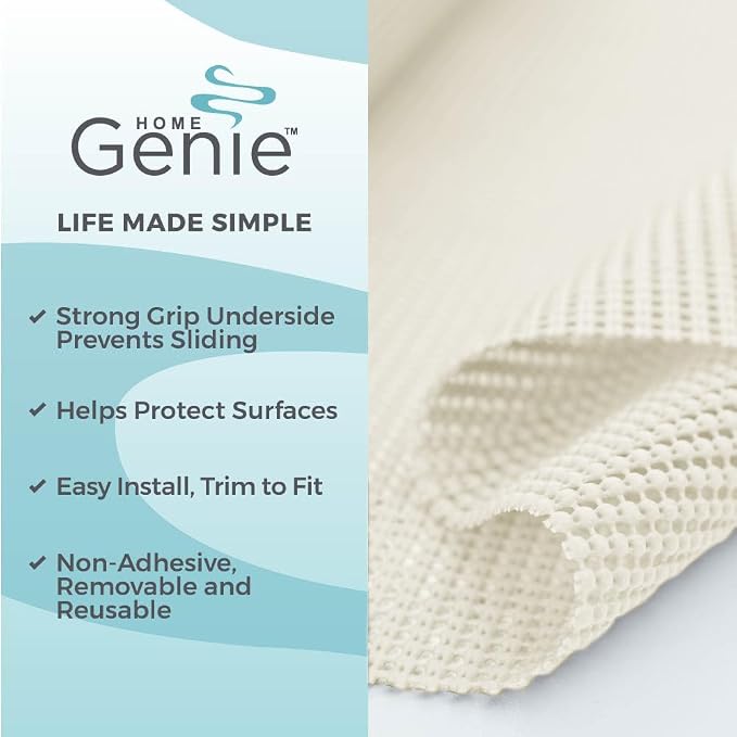 HOME GENIE Shelf Drawer and Cabinet Liner, Durable - Image 2