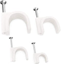 Pro-Grade, Cable Clips with Steel Nails 6mm, 12mm Size Wire Holders and Tacks by Unknown