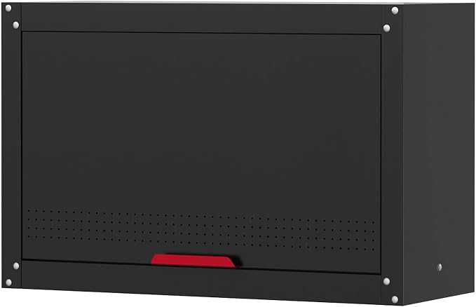 Garage Wall Cabinet, Up Flip Door Metal Wall Cabinet, Wall Mounted Metal by ElteanStorageSolutions