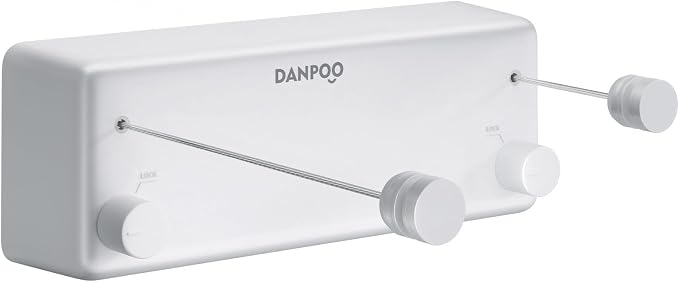 Danpoo Retractable Clothesline, 2x13.8ft Stainless Steel Clothes Line by Danpoo-ForYourHome
