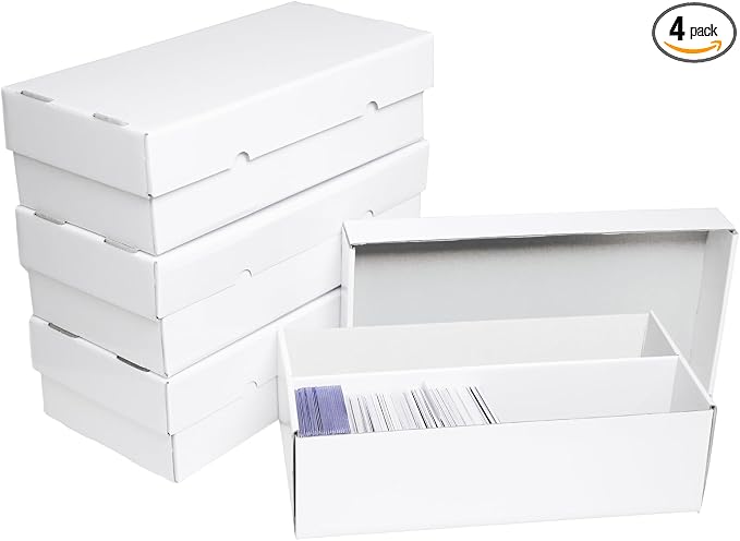 NUMINA 4 Pack 1800 Card High Capacity Storage Box by NUMINA