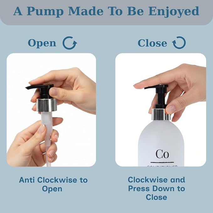 Shampoo Conditioner Body Wash Dispenser Set - Image 4