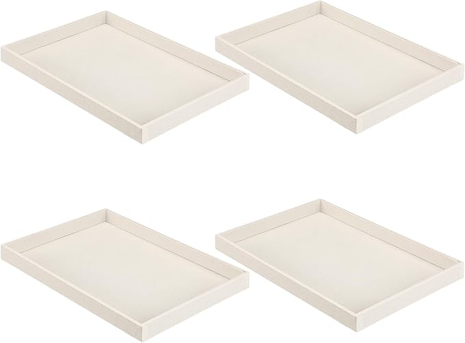 Quelay Stackable Jewelry Tray Jewelry Organizer Tray Showcase Display Empty by Unknown