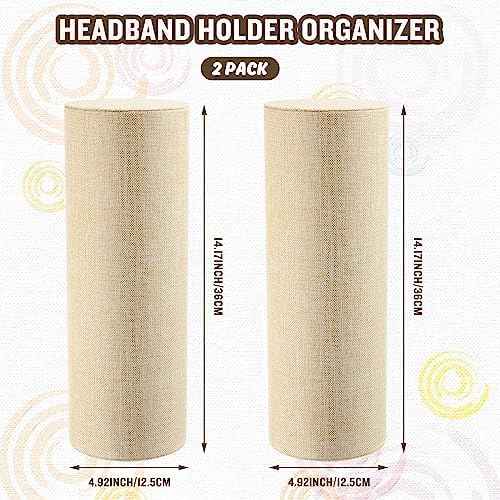 Geetery 2 Pcs Vertical Headband Holder Organizer Hairband Display