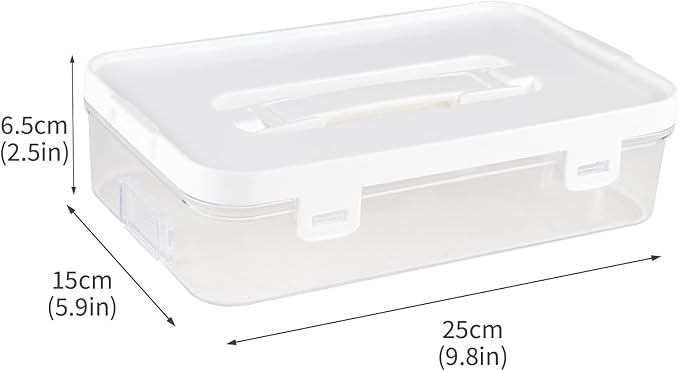 3 Pack of Cookie Cutter Storage, Handheld Transparent Cookie Cutter Organizer - Image 5