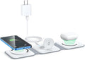 Wireless Charger 3 in 1, RTOPS Magnetic Travel Wireless Charging Station by RTOPS