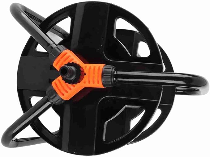 Water Hose Reel Cart, Portable Water Hose Reel Cart Pipe Storage Rack ABS - Image 9