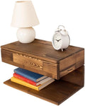 Floating Nightstand Side Accent or End Table by Woodches