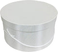 Sarah's Hat Boxes Classic White Hat Box – 11" x 5.5" Handmade in USA – Odorless by SarahsHatBoxes
