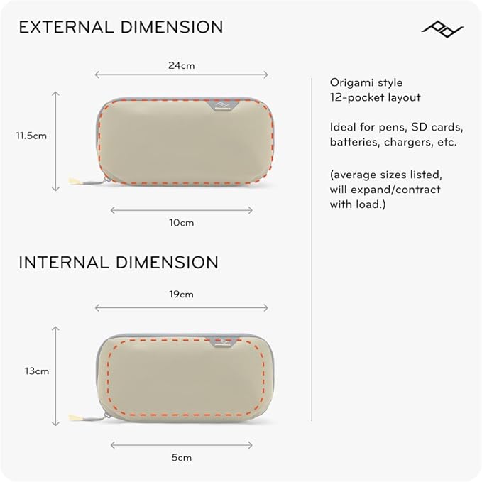 Peak Design Small Tech Pouch, Electronics Organizer - Image 6