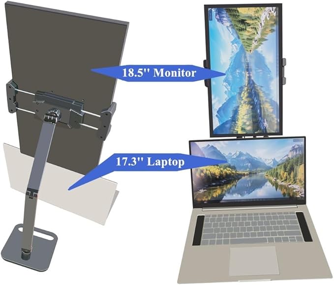 Portable Monitor Holder for 6-18.5 Inch Screen Desktop Expandable Monitor Stand - Image 2