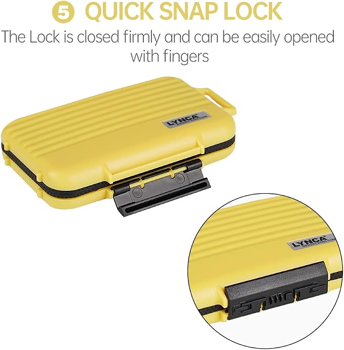 LYNCA 24 Slots Camera Memory Card Case Holder Water-Resistant Anti-Shock SD - Image 7
