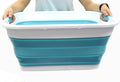 SAMMART 41L Collapsible Plastic Laundry Basket-Foldable Pop Up Storage by SAMMART