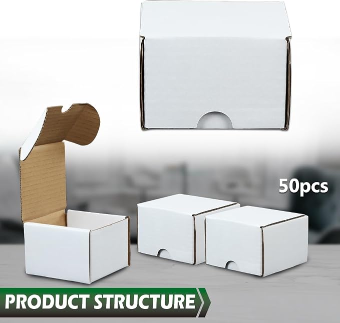 GRAND ORANGE 50 Pack 200 Count Trading Card Storage Boxes Corrugated Paper - Image 6