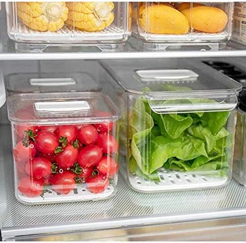Slideep Fridge Produce Saver Food Storage Bin Containers, Stackable - Image 4