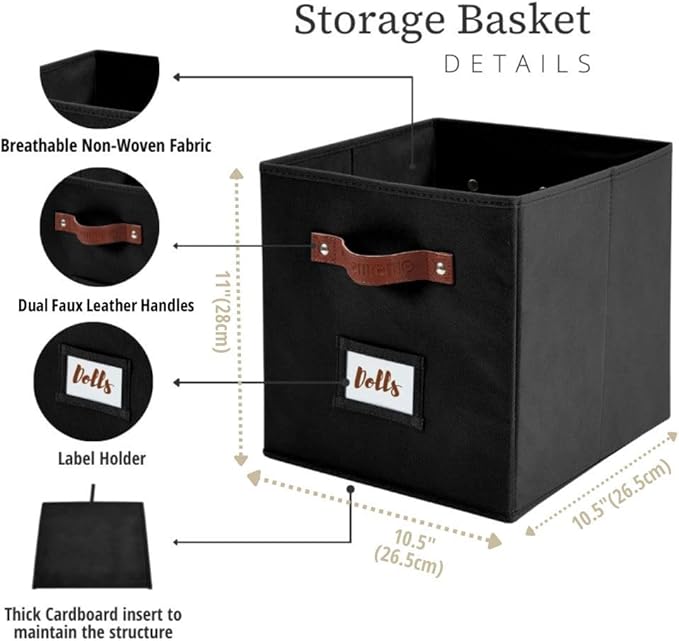DECOMOMO Storage Bins, Cube Storage Bin - Image 3