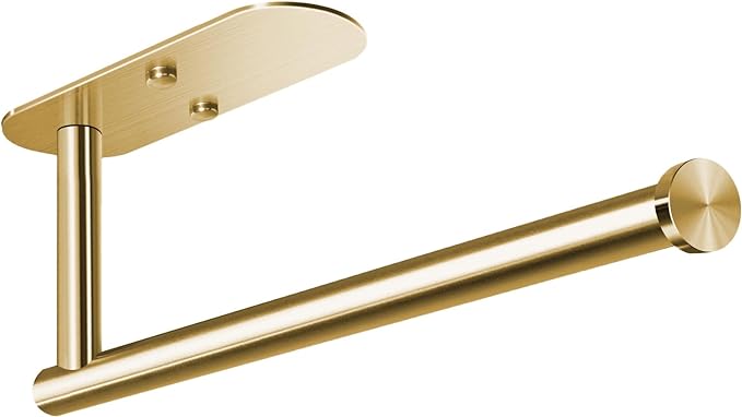 HUFEEOH Adhesive Paper Towel Holder Under Cabinet Wall Mount by HUFEEOH