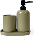 INGOFIN 3 Pcs Ceramic Bathroom Accessory Set by INGOFIN