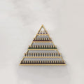 Wall Mounted Shelf Nail Polish Bottle Display Rack, Triangular Essential Oil by Unknown