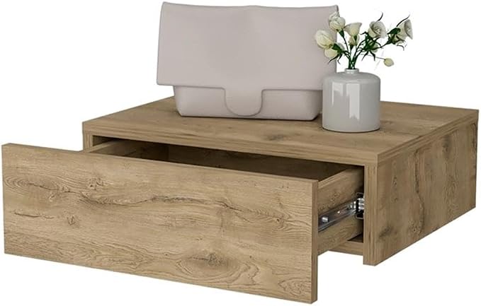 Vienna 1-Drawer Manufactured Wood Floating Nightstand - Image 4