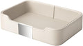SANZIE Luxury Leather Tray Desktop Storage Catchall Organizer Decorative Tray by SANZIE