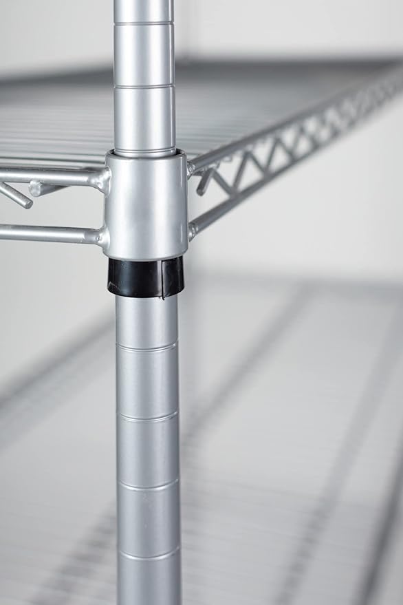 Omega 24" Deep x 54" Wide x 80" High 3 Tier Gray Starter Shelving Unit - Image 5