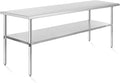 KUTLER Stainless Steel Table 30 x 72 Inches, NSF Heavy Duty Commercial Kitchen by Kutler