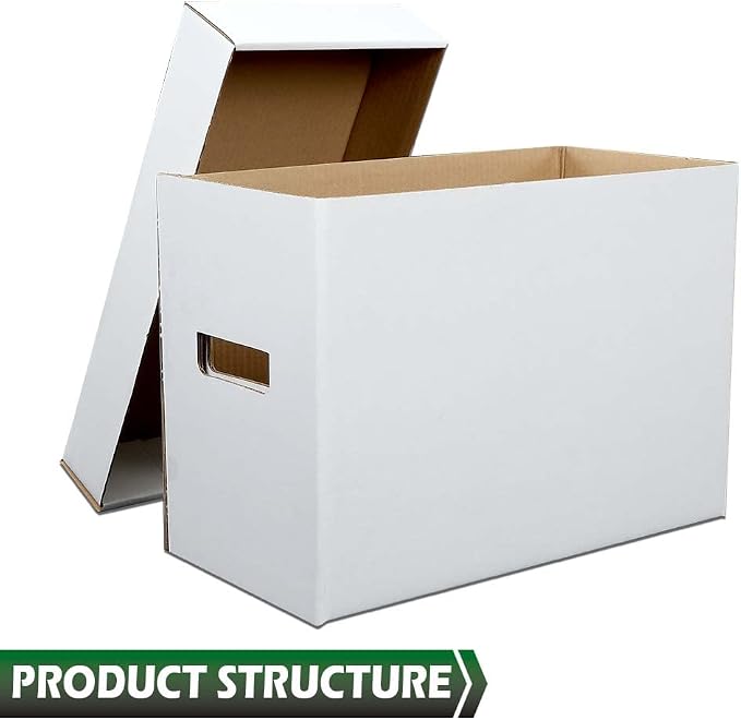 GRAND ORANGE 5 Pack Comic Book Storage Boxes, Holds 150-175 Comics - Image 5