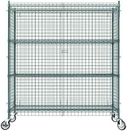 18"x60"x70" Metal Wire Green Security Heavy Duty Commercial NSF