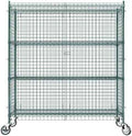 18"x60"x70" Metal Wire Green Security Heavy Duty Commercial NSF
