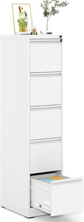 Metal File Cabinet 5 Drawers, Vertical Filing Cabinet by EKJOfficials