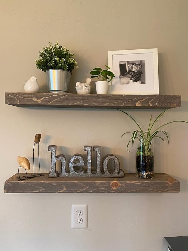 joelsantiques - 30 Inch Wooden Floating Shelves - Image 8