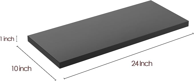 Wall Shelf Set of 3, Wooden Floating Wall Shelf - Image 3