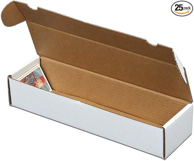 GRAND ORANGE 25 LOT 800 Count Storage Boxes Sports Cards Trading White Shipping by GRANDORANGE