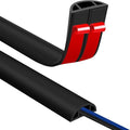 Floor Cord Covers for Wires 10FT Cable Hider Wire Coverr Self Adhesive Cord by JAHOMFAI