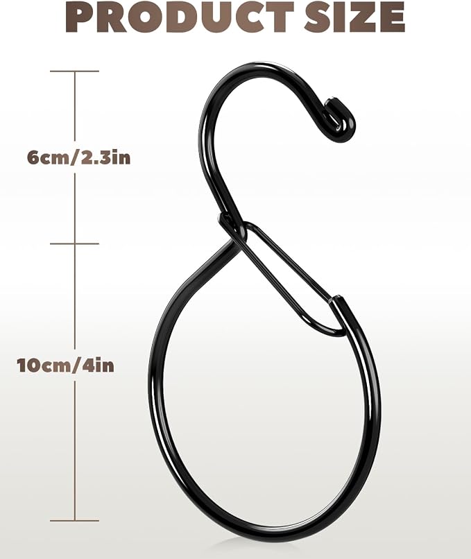 6 Pack Belt Hanger, Tie Hanger & Belt Organizer, Waterproof Belt Hanger - Image 3