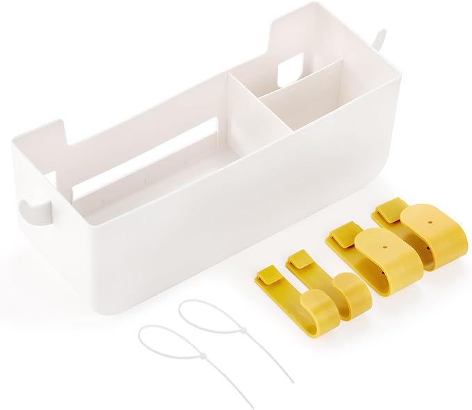 yarlung 2 Pack Bedside Organizer Hanging Caddy, Bunk Bed Shelf Plastic Storage - Image 7
