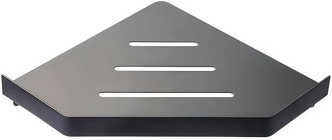 Lavatory Bathroom Corner 304 Stainless Steel Shelf Wall Mount Triangular by YISMAN