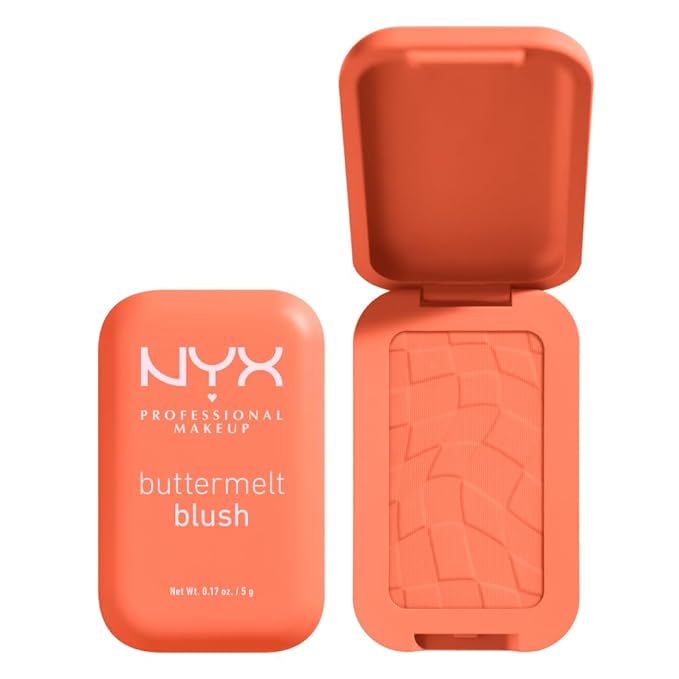 NYX PROFESSIONAL MAKEUP Buttermelt Powder Blush, Fade and Transfer-Resistant by NYXProfessionalMakeup
