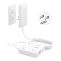 TROND Flat Plug Power Strip - 10ft Extension Cord with Multiple Outlets and 4 by TRONDOfficial