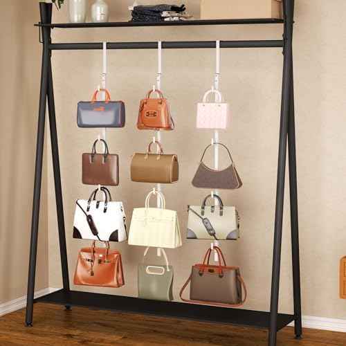 SWTYMIKI Over Door Hat Organizer - 3 Packs Metal Hanging Hat Rack with