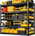 Garage Shelving, 3300 LBS Storage Shelves with Side Guard