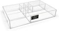 Isaac Jacobs 8-Compartment Clear Acrylic Drawer Organizer, School & Office by IsaacJacobs