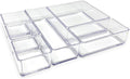 Isaac Jacobs 6-Tray Clear Acrylic Organizer Set, Stackable Storage Solution by IsaacJacobs