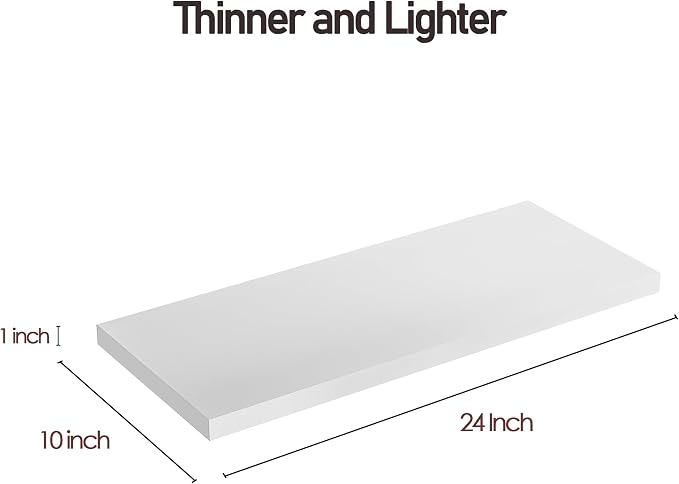 Wall Shelf Set of 3, Wooden Floating Wall Shelf - Image 3