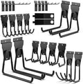 24 Pack Slatwall Accessories, Heavy Duty Slat wall Hooks & Storage Straps