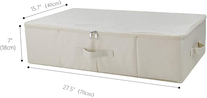 iwill CREATE PRO 3Pcs Collapsible Rigid Underbed Storage Bins, 27.5 * 15.7 * 7" - Image 2