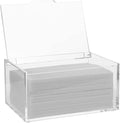 rejomiik Acrylic Dryer Sheet Holder Clear Dryer Sheet Dispenser Container Box by rejomiik