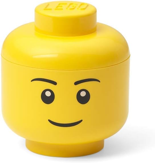Room Copenhagen, Lego Storage Heads Stackable Storage Container by ROOMCopenhagen